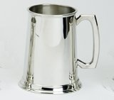 Plain Fine English Pewter Tankard